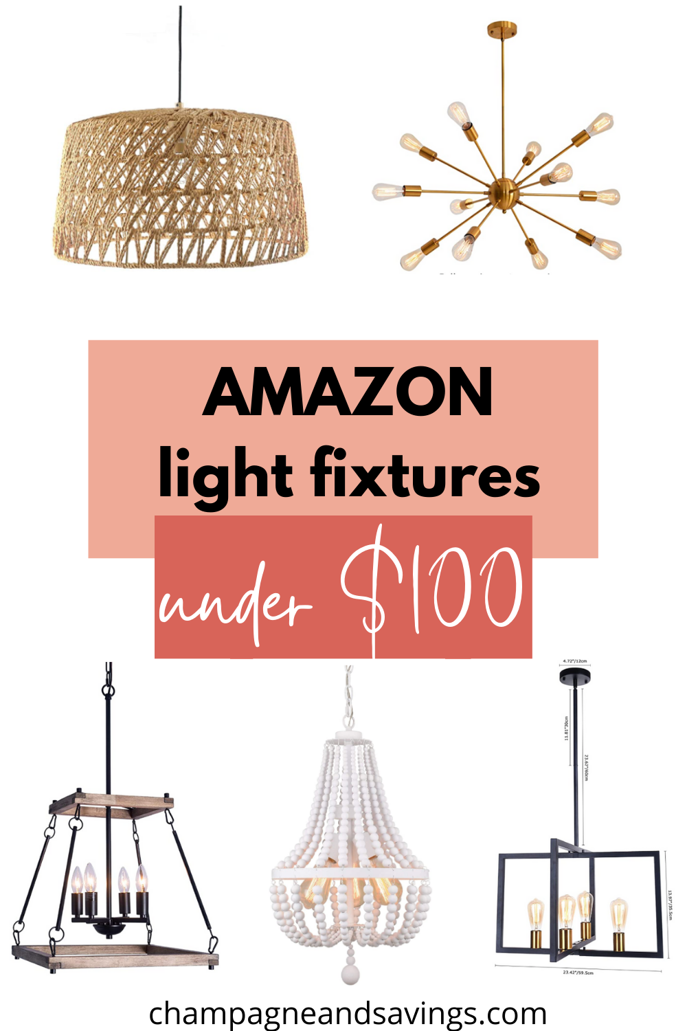 Amazon light fixtures deals